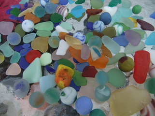 1970s-1980s Lake Erie Sea Glass One Pound Bags~ Authentic Assorted Colors of Beach Glass ~ Mermaid Tears